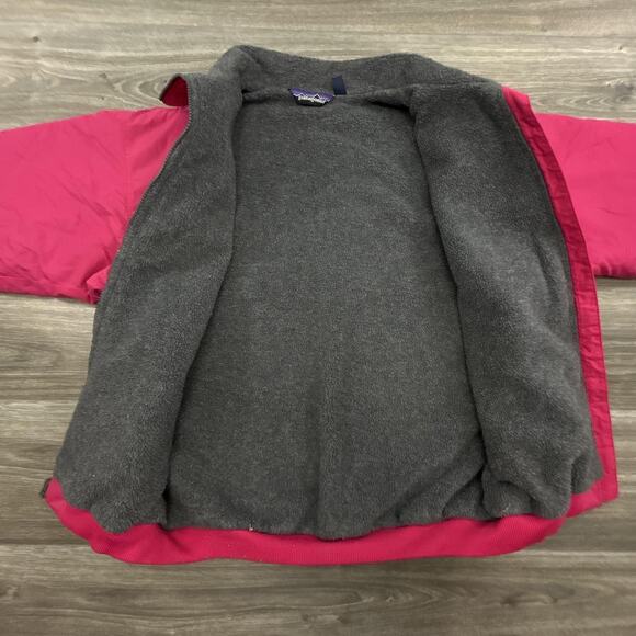 Vintage 90s Patagonia Shelled Synchilla Jacket Womens Large 14 Pink Made in USA - Picture 6 of 10